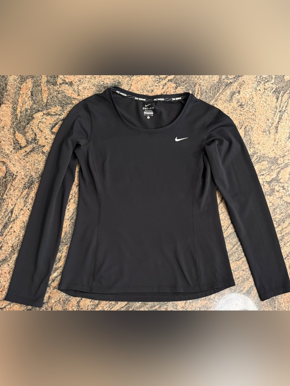 Nike Black Dri-FIT Long-Sleeve Women's Performance Tee